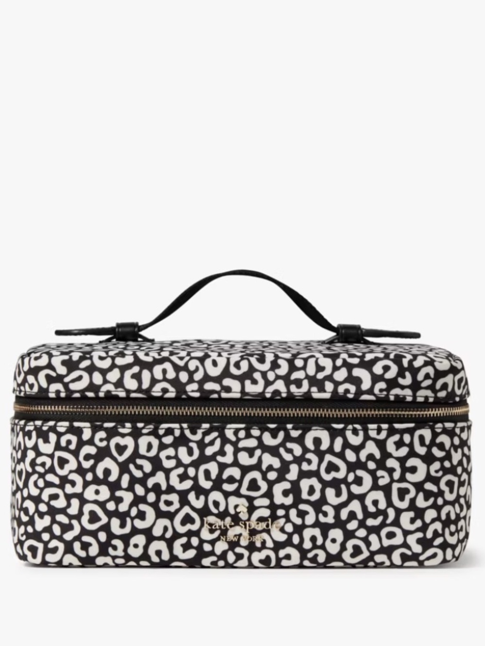 Kate Spade “Leopard Heart” Travel Cosmetic Case